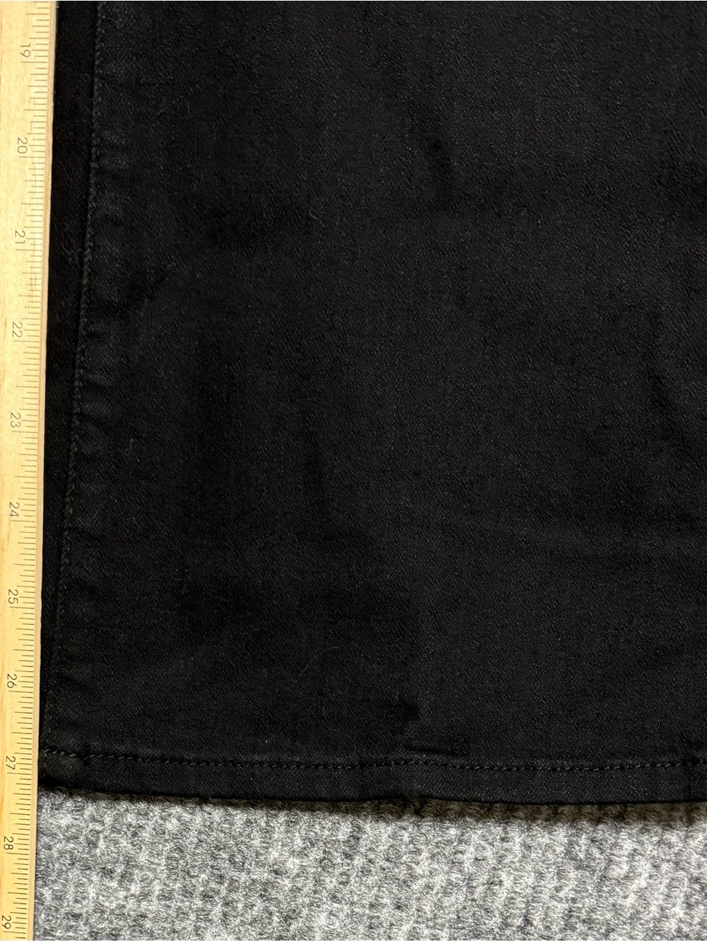 New FRAME The Reboot High Waist Ankle Length Bootcut Jeans Black Size 30 - Picture 11 of 12